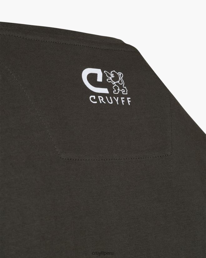 educación física Cruyff Álvaro tee verde 42TR20850 hombres camiseta
