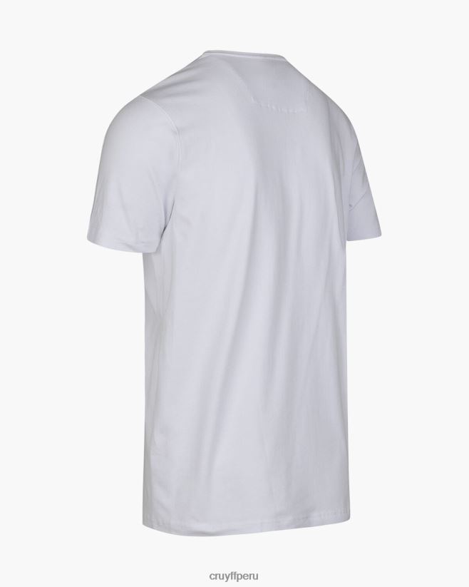 educación física Cruyff manuel tee blanco 42TR20590 hombres camiseta