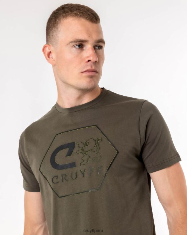 educación física Cruyff manuel tee verde 42TR20591 hombres camiseta