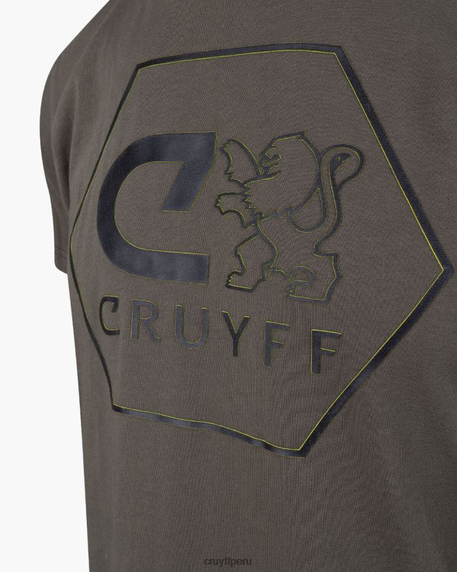 educación física Cruyff manuel tee verde 42TR20591 hombres camiseta