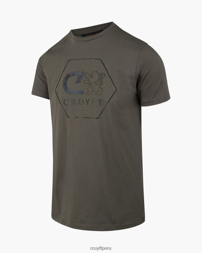 educación física Cruyff manuel tee verde 42TR20591 hombres camiseta