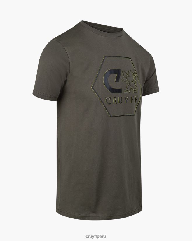 educación física Cruyff manuel tee verde 42TR20591 hombres camiseta
