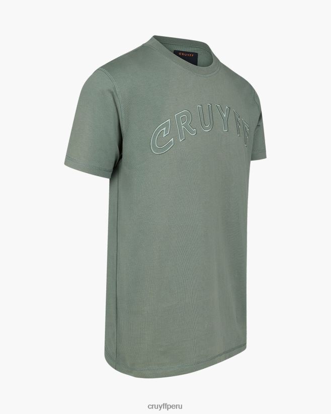 educación física Cruyff milo camiseta bosque verde 42TR2061 hombres camiseta