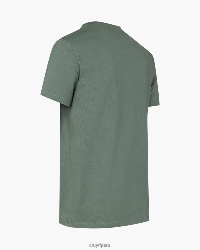 educación física Cruyff milo camiseta bosque verde 42TR2061 hombres camiseta