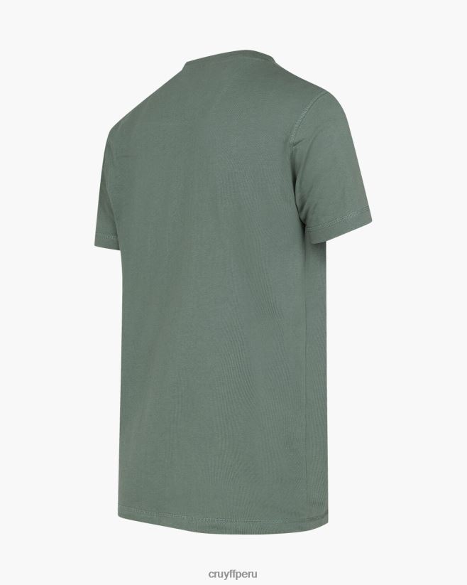 educación física Cruyff milo camiseta bosque verde 42TR2061 hombres camiseta