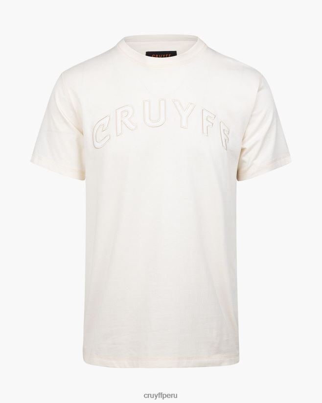 educación física Cruyff milo camiseta crema 42TR2060 hombres camiseta
