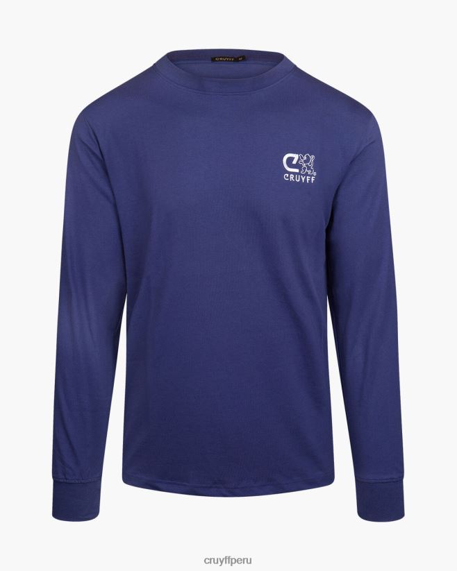 educación física Cruyff Ámsterdam raro azul 42TR20857 hombres camiseta