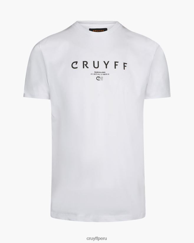 educación física Cruyff pack ciudad tee bcn blanco 42TR20645 hombres camiseta