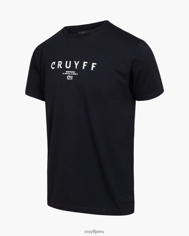 educación física Cruyff pack ciudad tee bcn negro 42TR20644 hombres camiseta