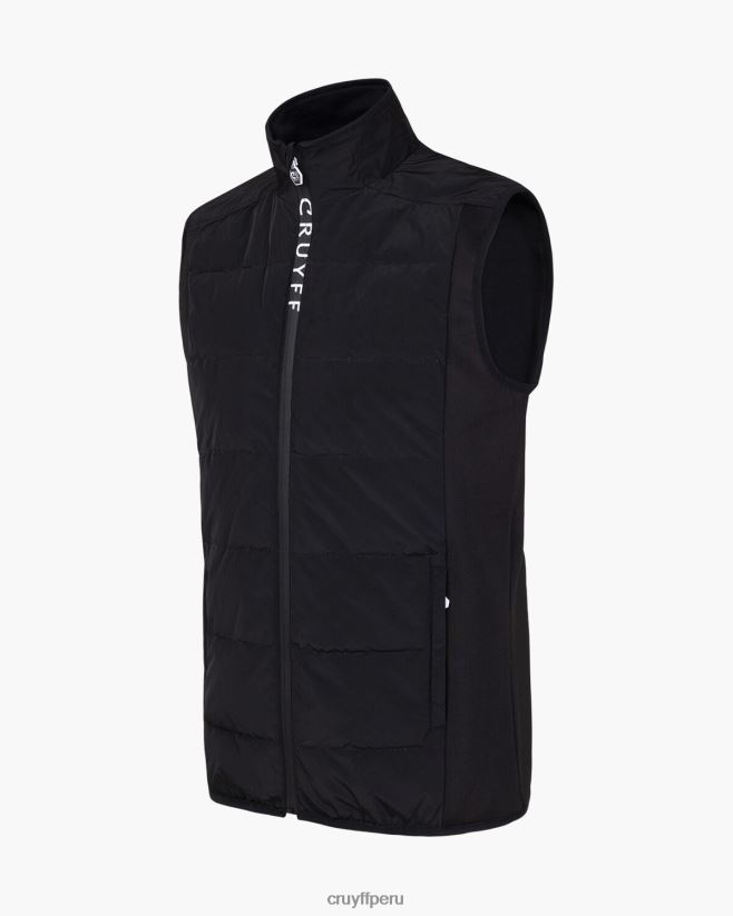 educación física Cruyff calentador de cuerpo seul negro 42TR20696 hombres chaleco