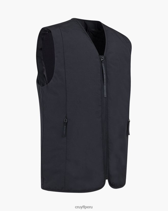 educación física Cruyff chaleco utilitario francesc negro 42TR20772 hombres chaleco