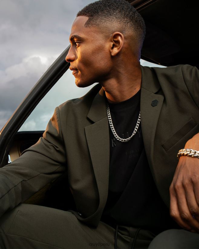 educación física Cruyff chaqueta domenec verde 42TR20768 hombres chaqueta de sport