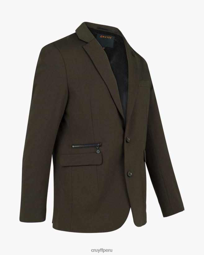 educación física Cruyff chaqueta domenec verde 42TR20768 hombres chaqueta de sport
