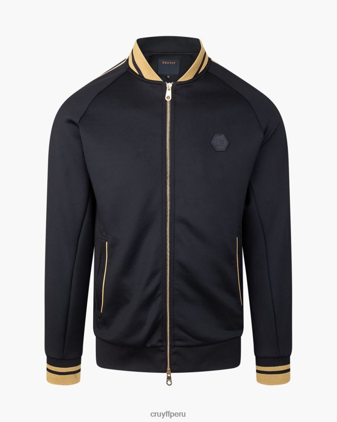 educación física Cruyff camiseta de buceo santino negro 42TR20554 hombres chaqueta