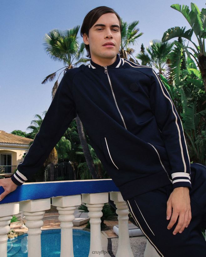 educación física Cruyff camiseta de buceo santino negro 42TR20554 hombres chaqueta