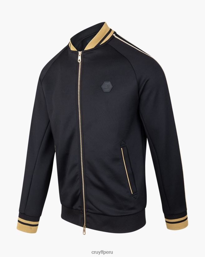 educación física Cruyff camiseta de buceo santino negro 42TR20554 hombres chaqueta