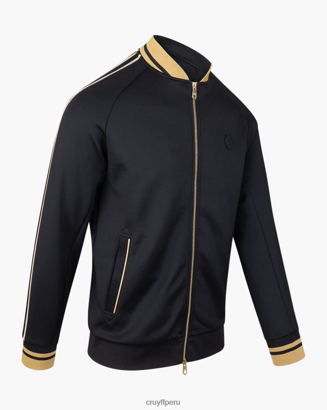 educación física Cruyff camiseta de buceo santino negro 42TR20554 hombres chaqueta