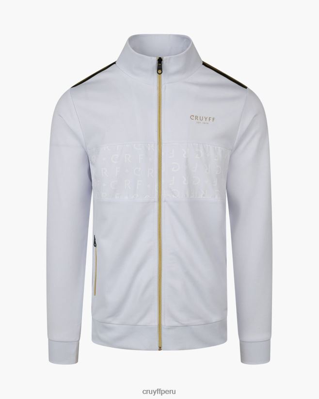 educación física Cruyff camiseta de chándal gregorio Oro blanco 42TR2034 hombres chaqueta