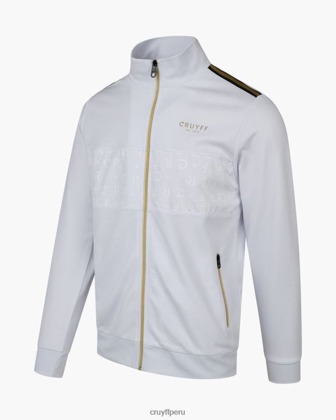 educación física Cruyff camiseta de chándal gregorio Oro blanco 42TR2034 hombres chaqueta