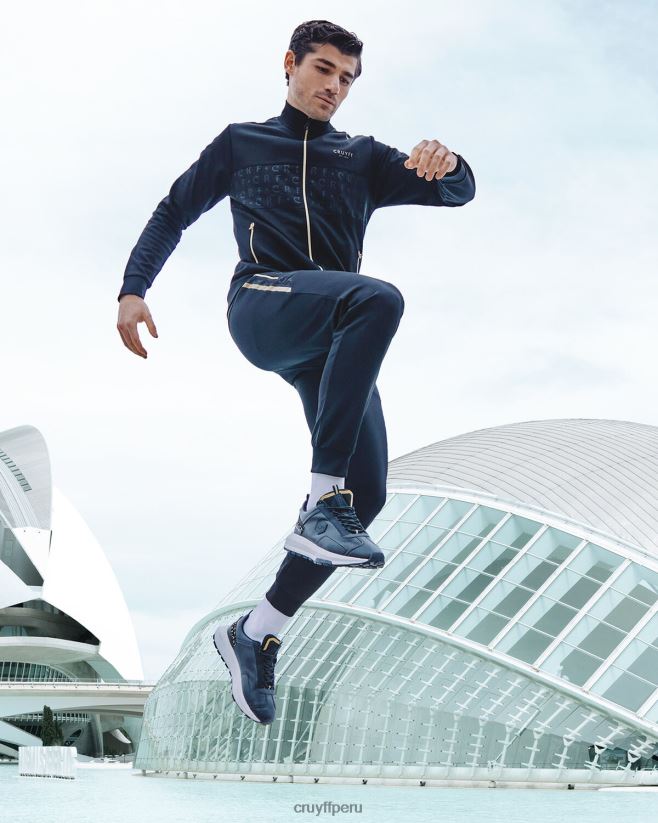 educación física Cruyff camiseta de chándal gregorio negro 42TR2033 hombres chaqueta