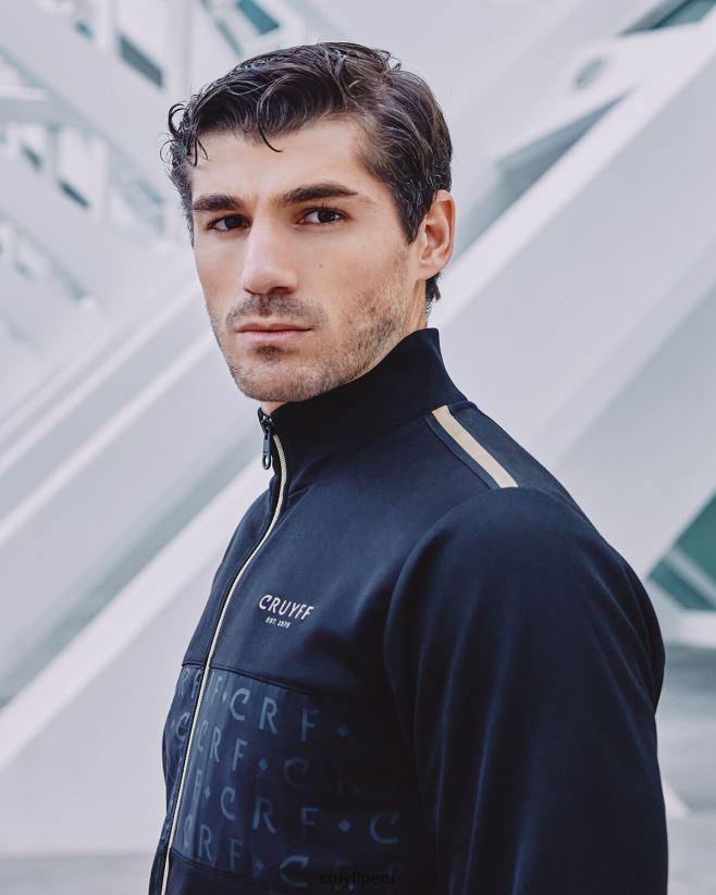 educación física Cruyff camiseta de chándal gregorio negro 42TR2033 hombres chaqueta