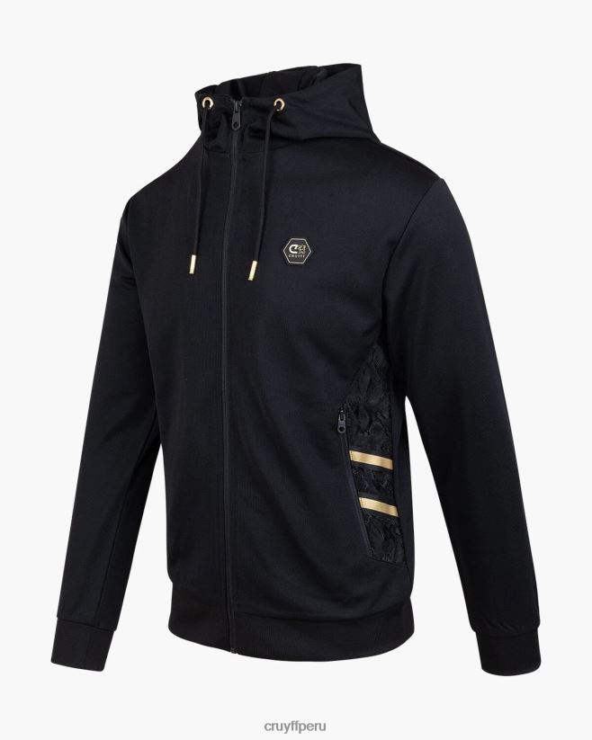 educación física Cruyff camiseta de chándal samuel negro 42TR20365 hombres chaqueta