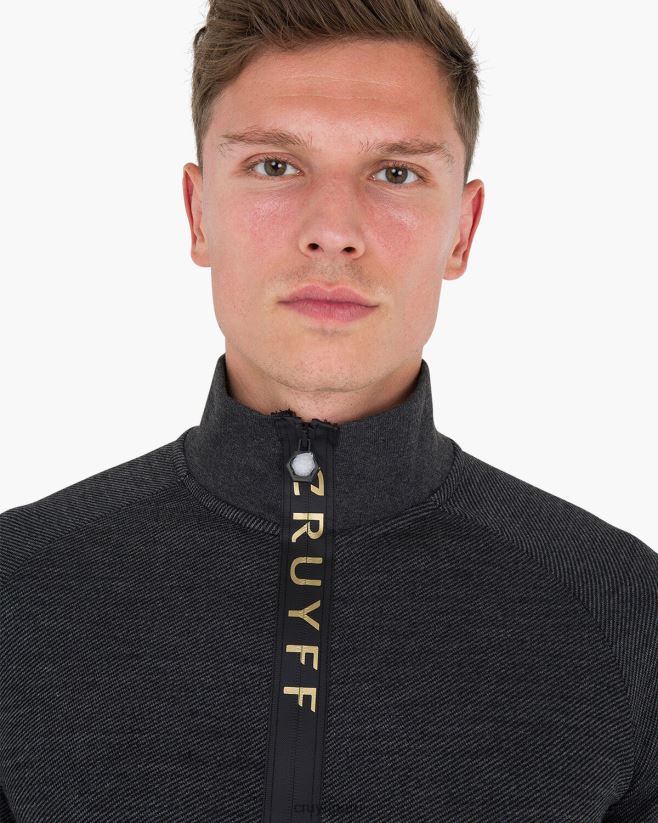 educación física Cruyff camiseta emilio negro 42TR20934 hombres chaqueta