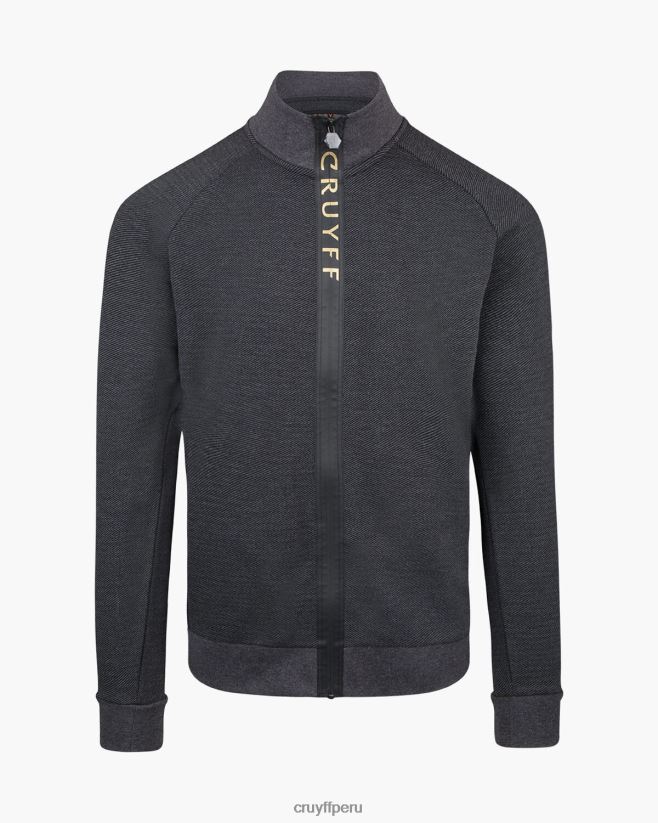 educación física Cruyff camiseta emilio negro 42TR20934 hombres chaqueta