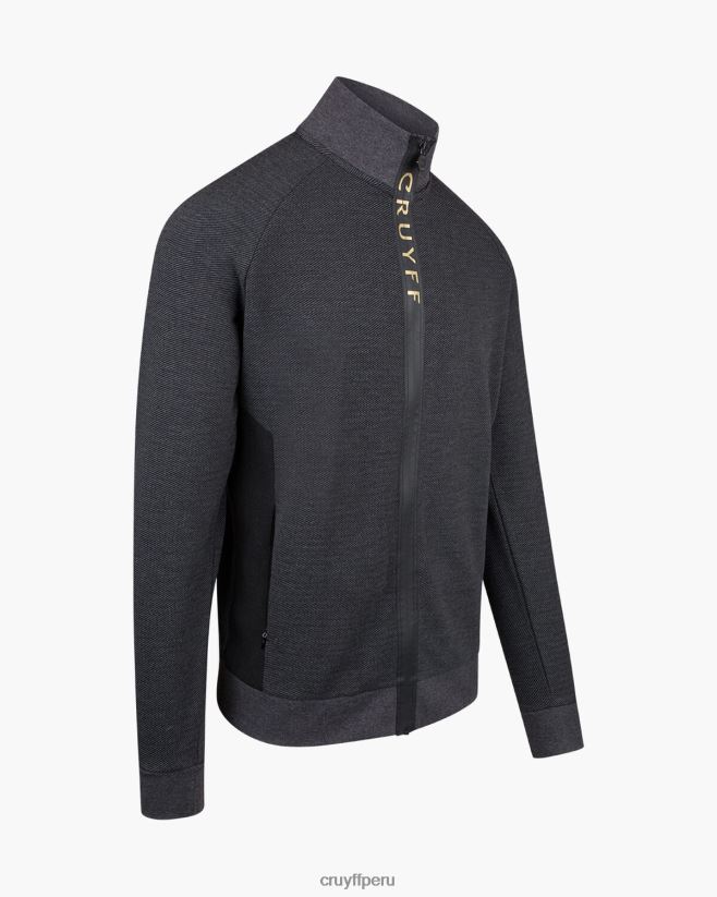 educación física Cruyff camiseta emilio negro 42TR20934 hombres chaqueta