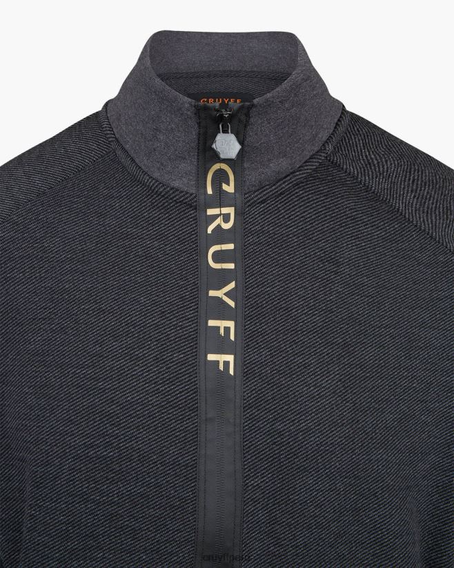educación física Cruyff camiseta emilio negro 42TR20934 hombres chaqueta