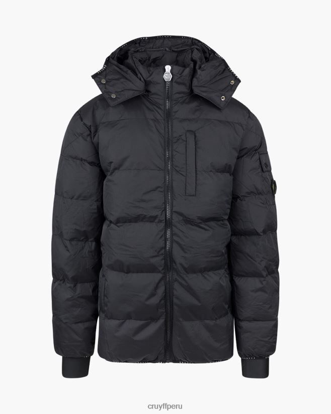 educación física Cruyff chaqueta acolchada galvez negro 42TR20763 hombres chaqueta