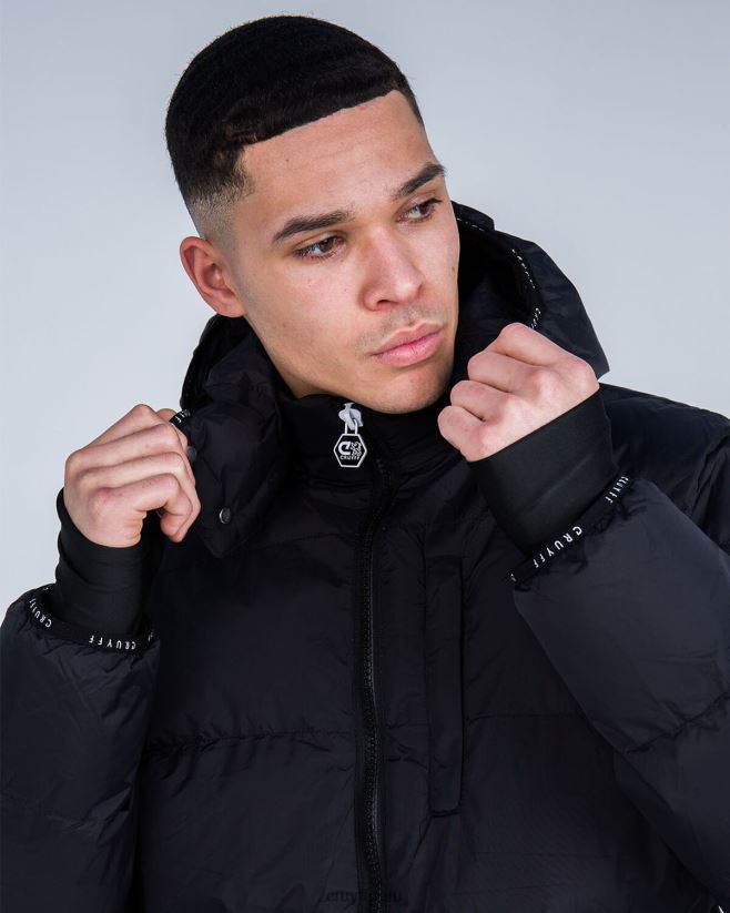 educación física Cruyff chaqueta acolchada galvez negro 42TR20763 hombres chaqueta