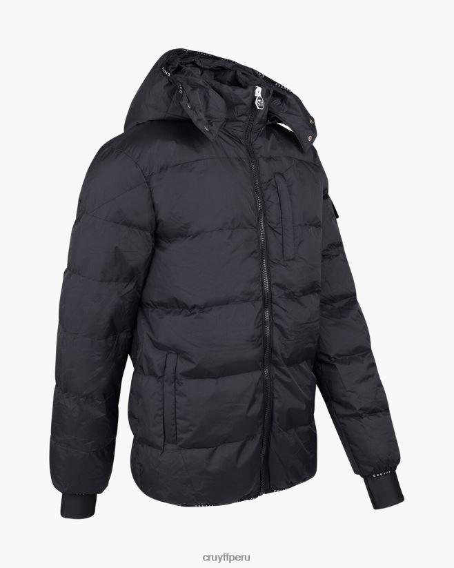 educación física Cruyff chaqueta acolchada galvez negro 42TR20763 hombres chaqueta
