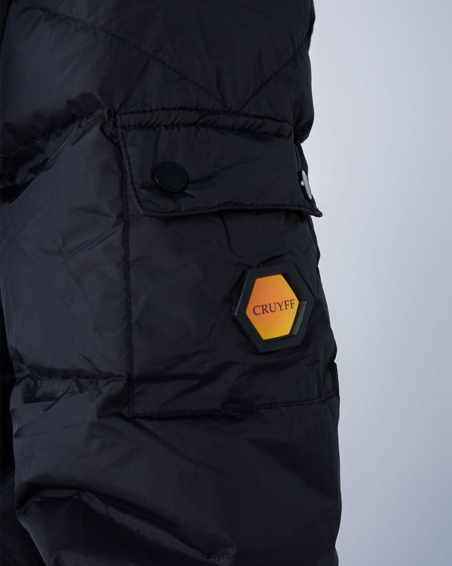 educación física Cruyff chaqueta acolchada galvez negro 42TR20763 hombres chaqueta