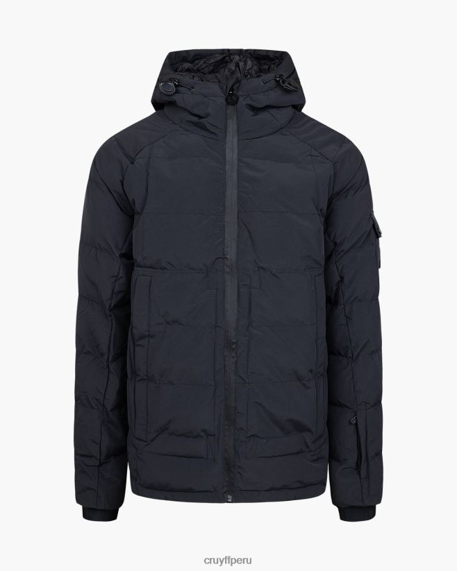 educación física Cruyff chaqueta acolchada kilian negro 42TR20766 hombres chaqueta