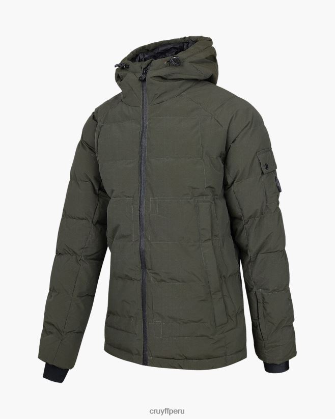 educación física Cruyff chaqueta acolchada kilian verde 42TR20765 hombres chaqueta