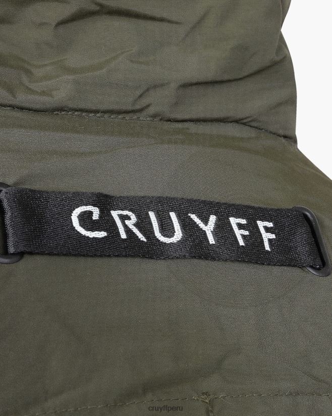 educación física Cruyff chaqueta acolchada kilian verde 42TR20765 hombres chaqueta