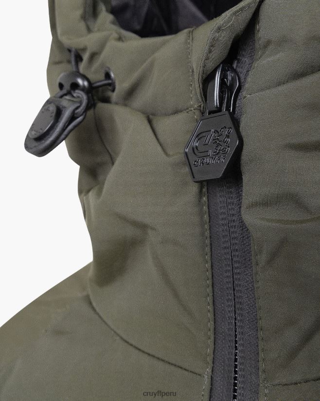 educación física Cruyff chaqueta acolchada kilian verde 42TR20765 hombres chaqueta