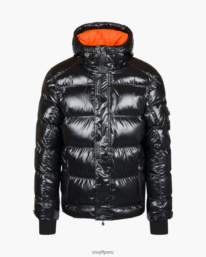 educación física Cruyff chaqueta acolchada trentini negro 42TR20790 hombres chaqueta