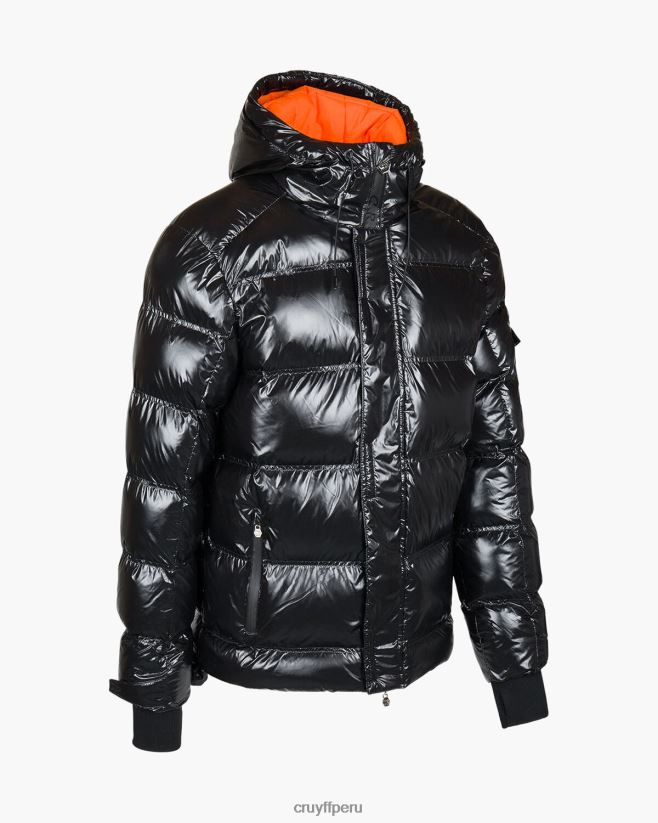 educación física Cruyff chaqueta acolchada trentini negro 42TR20790 hombres chaqueta