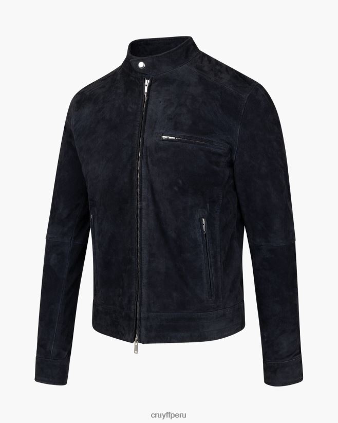 educación física Cruyff chaqueta biker de ante esteban Armada 42TR20707 hombres chaqueta