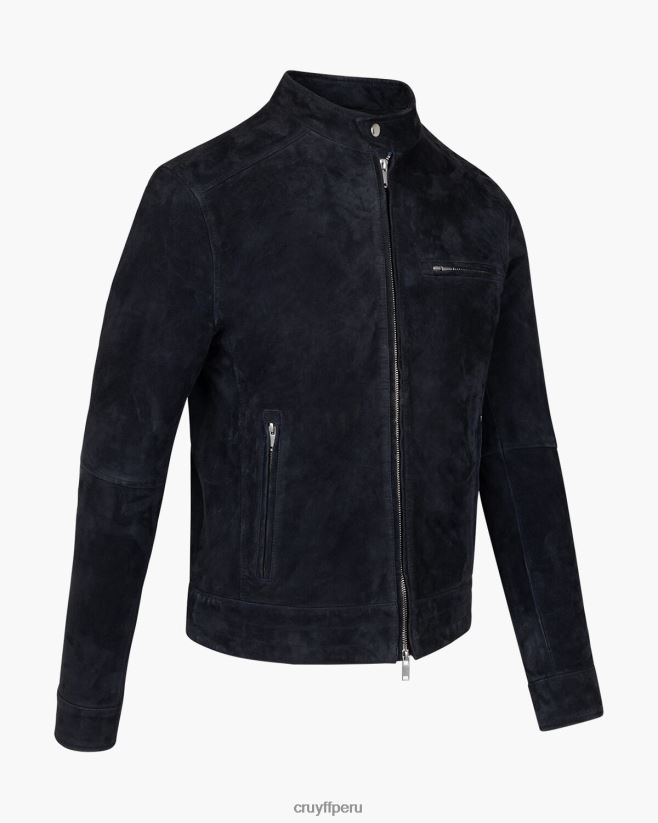 educación física Cruyff chaqueta biker de ante esteban Armada 42TR20707 hombres chaqueta