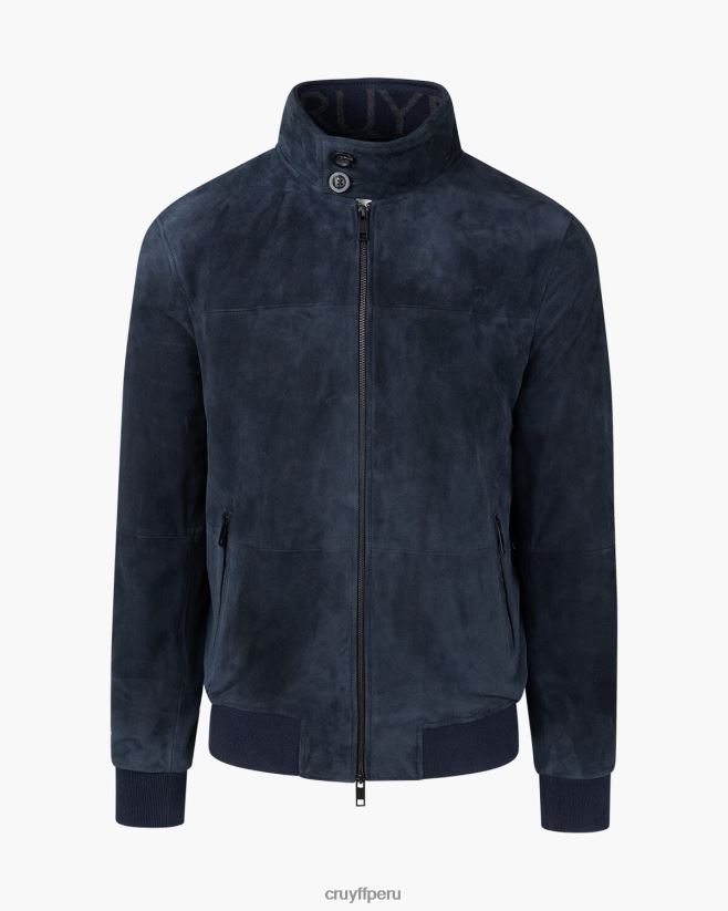 educación física Cruyff chaqueta harrington de ante dante Armada 42TR20685 hombres chaqueta