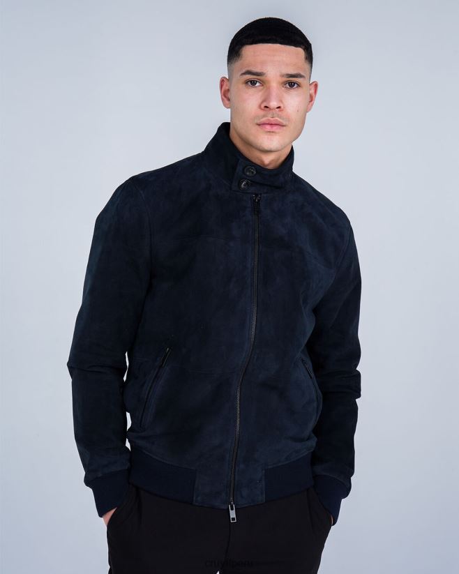 educación física Cruyff chaqueta harrington de ante dante Armada 42TR20685 hombres chaqueta