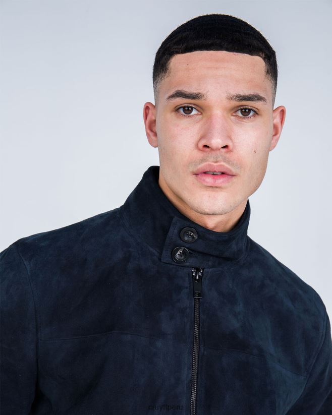 educación física Cruyff chaqueta harrington de ante dante Armada 42TR20685 hombres chaqueta