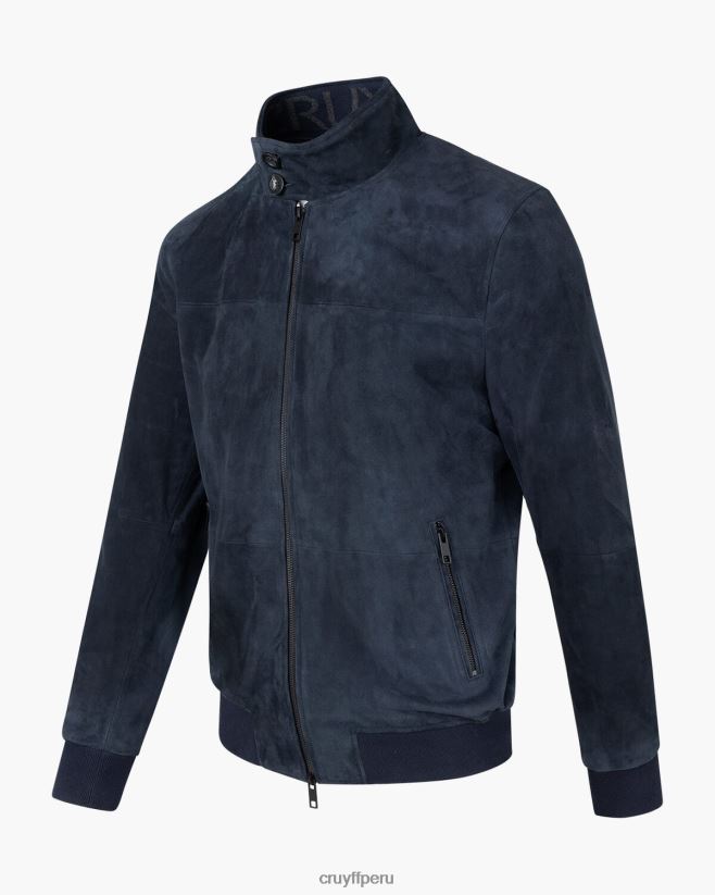 educación física Cruyff chaqueta harrington de ante dante Armada 42TR20685 hombres chaqueta