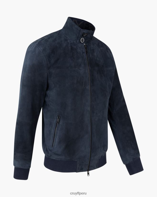 educación física Cruyff chaqueta harrington de ante dante Armada 42TR20685 hombres chaqueta