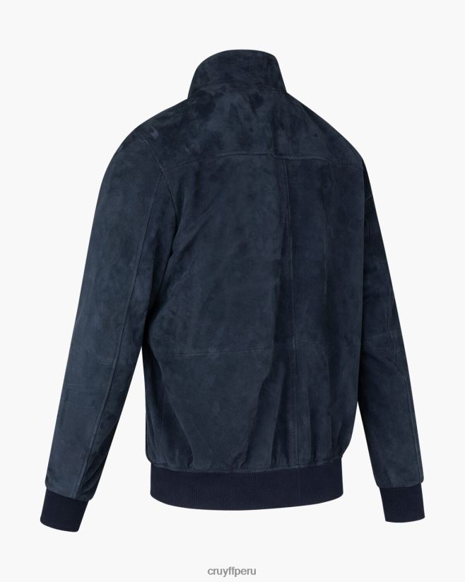 educación física Cruyff chaqueta harrington de ante dante Armada 42TR20685 hombres chaqueta