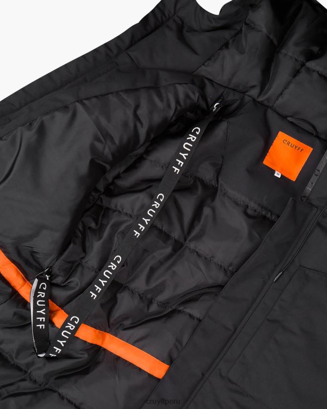 educación física Cruyff chaqueta parka romana negro 42TR20833 hombres chaqueta