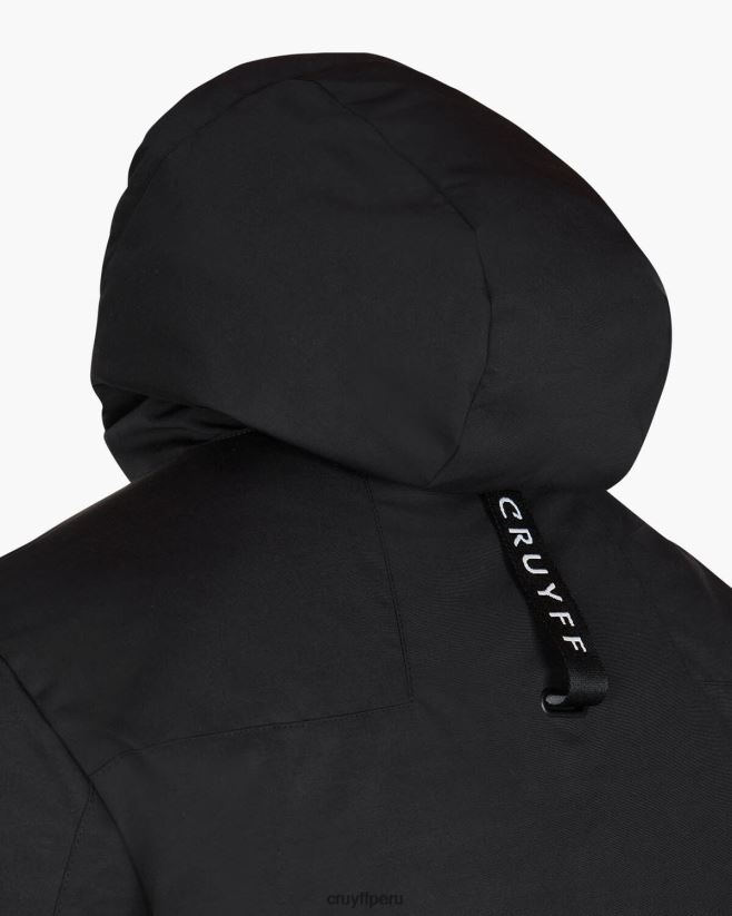educación física Cruyff chaqueta parka romana negro 42TR20833 hombres chaqueta
